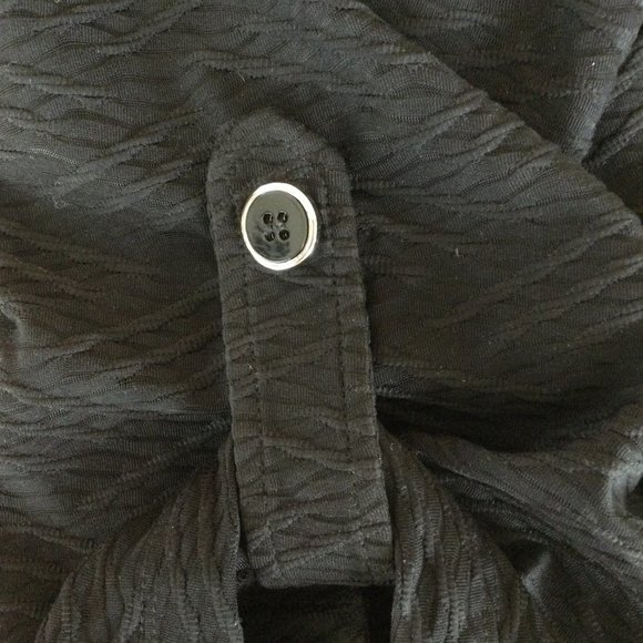 Effortless Style by Citiknits Black Jacket, 2X - Picture 4 of 7